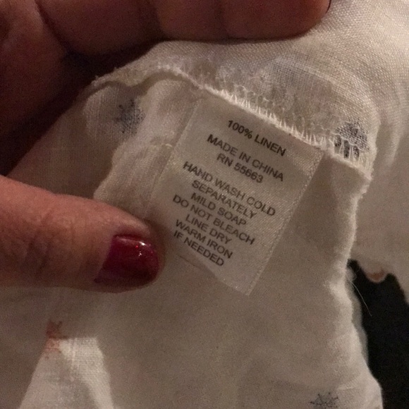 Linen Sleeveless Top - Picture 4 of 4